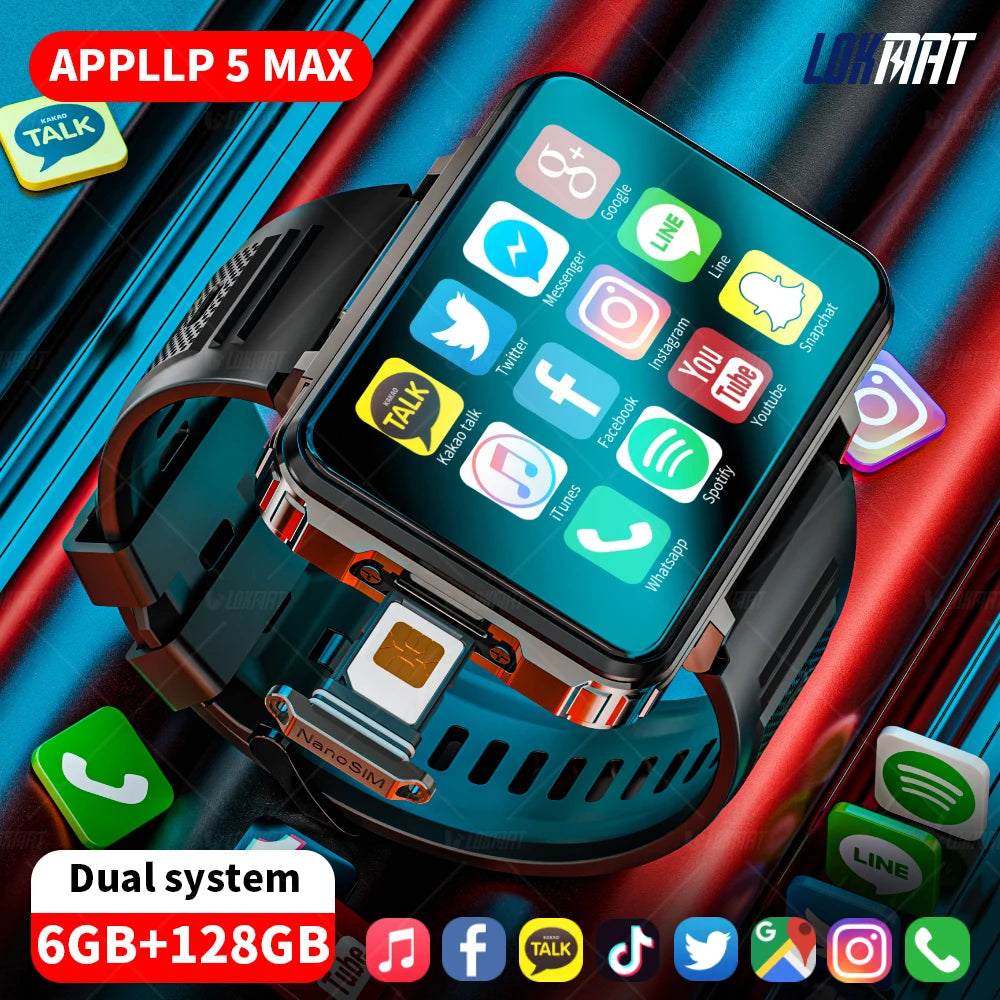 LOKMAT APPLLP 5 Max Android Watch Phone 4G Calls