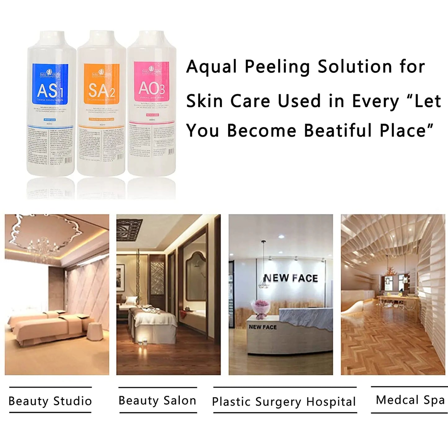 YMEYFAN Hydra Facial Liquid Serum Aqua Peel Skin Deep Cleaning