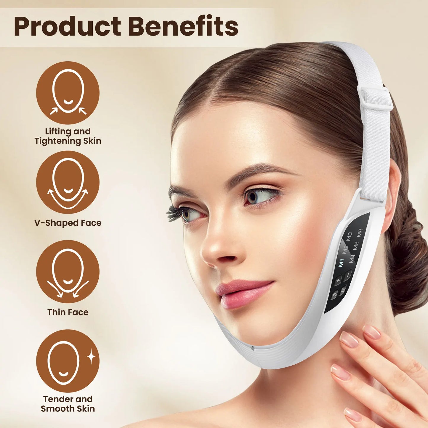 PastSky Electric V Face Lifting Device EMS Massager