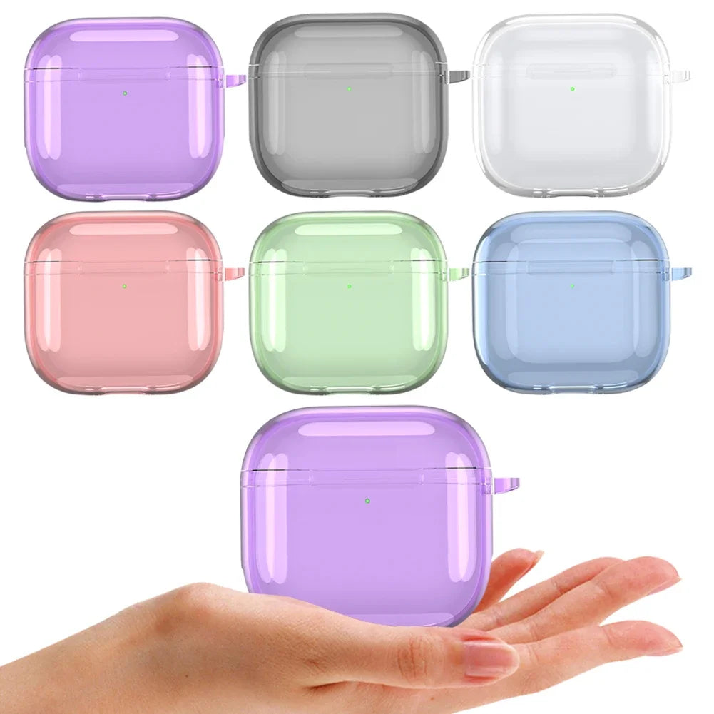 Shunmaii TPU Shockproof Carabiner Case For AirPods 4