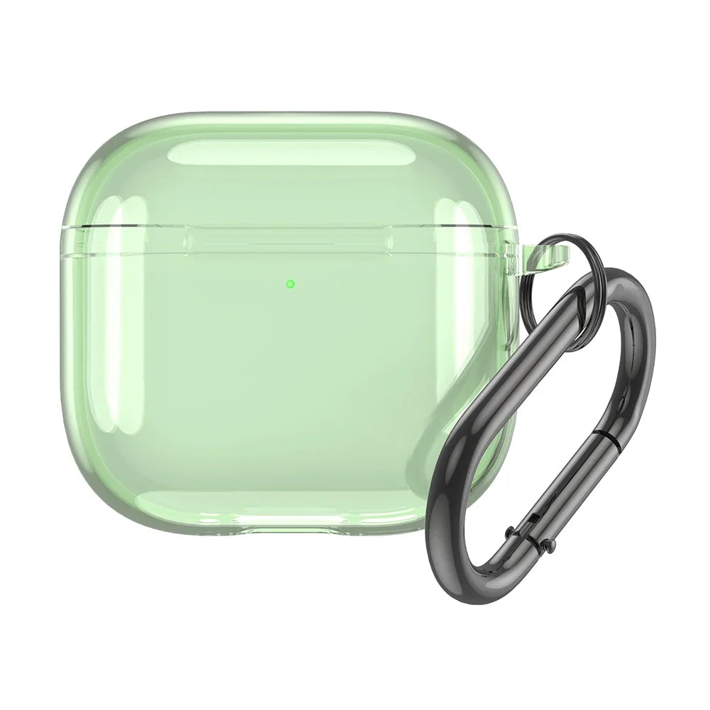 Shunmaii TPU Shockproof Carabiner Case For AirPods 4