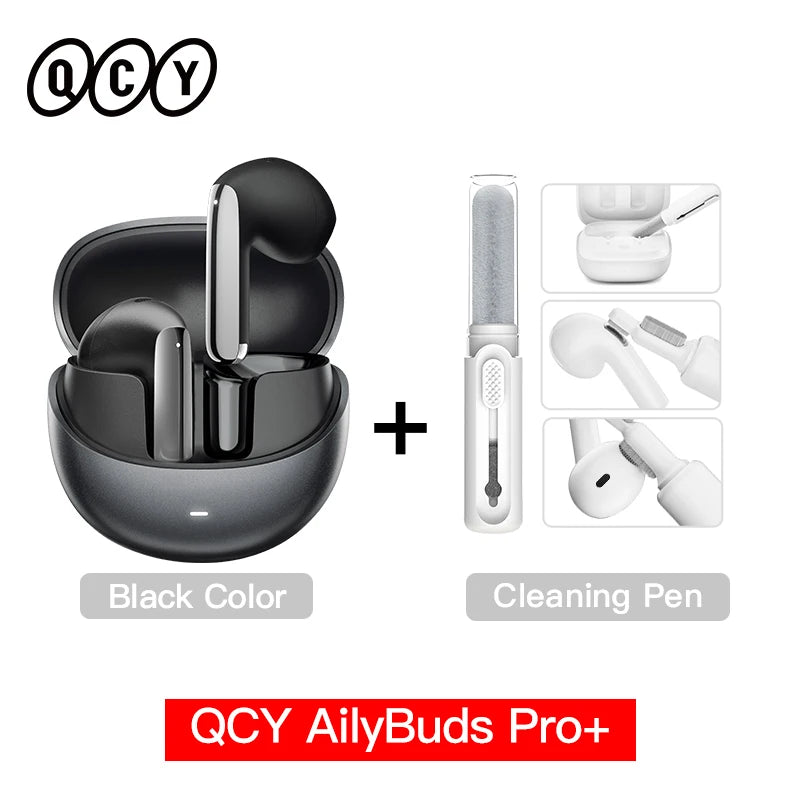 QCYHT10AilyBudsProPlus AdaptiveActiveNoiseCancellation WirelessEarphonesWithLDAC SixMicAIHDMultipoint