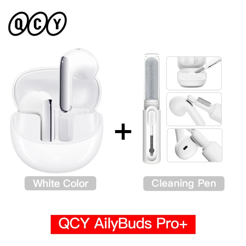 QCYHT10AilyBudsProPlus AdaptiveActiveNoiseCancellation WirelessEarphonesWithLDAC SixMicAIHDMultipoint