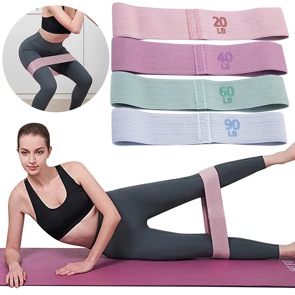 Sikiwind Hip Resistance Bands Anti Slip Fitness Strips For Glute And Thigh Training
