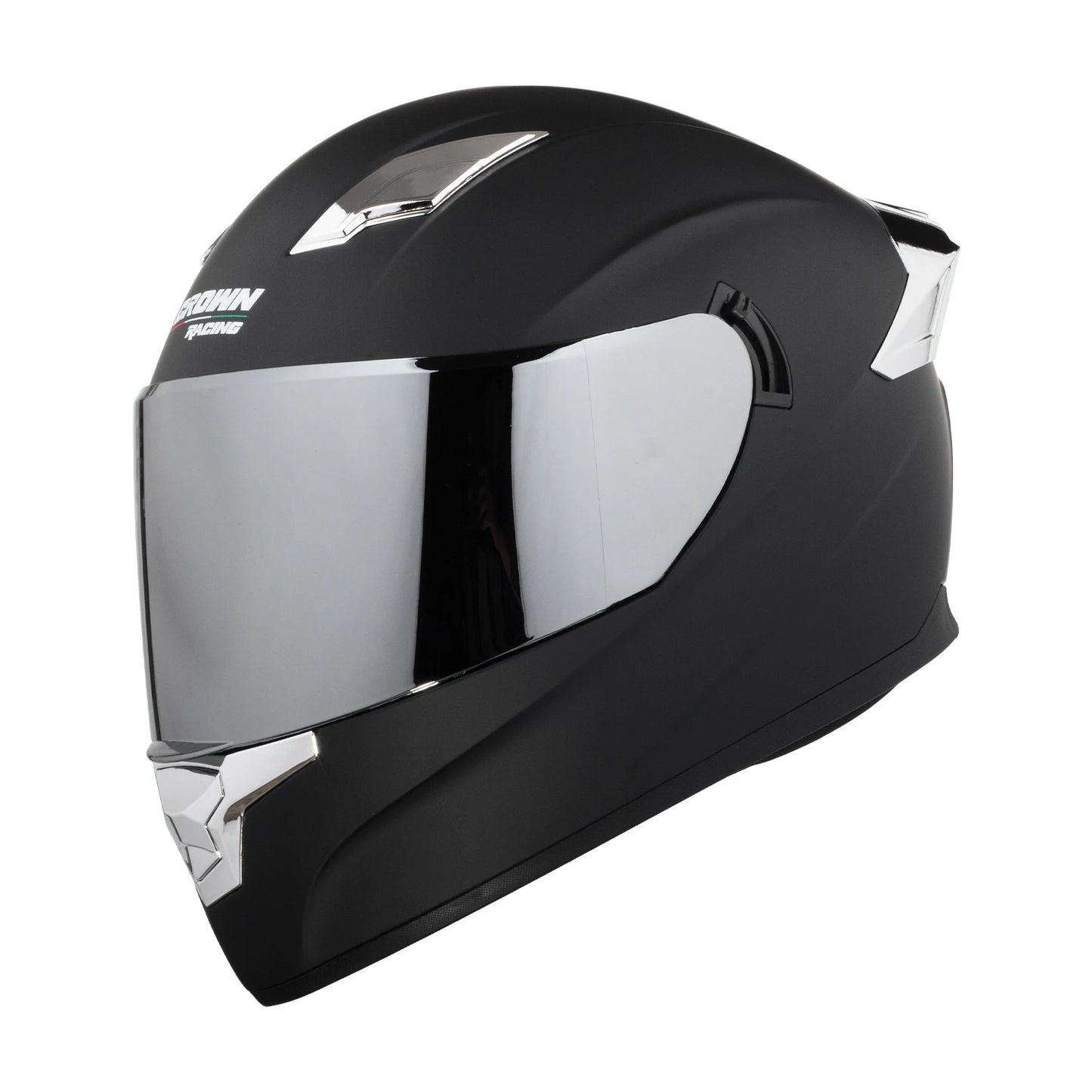 Crown Racing Adult Unisex Full Face Helmet with Dual Visors
