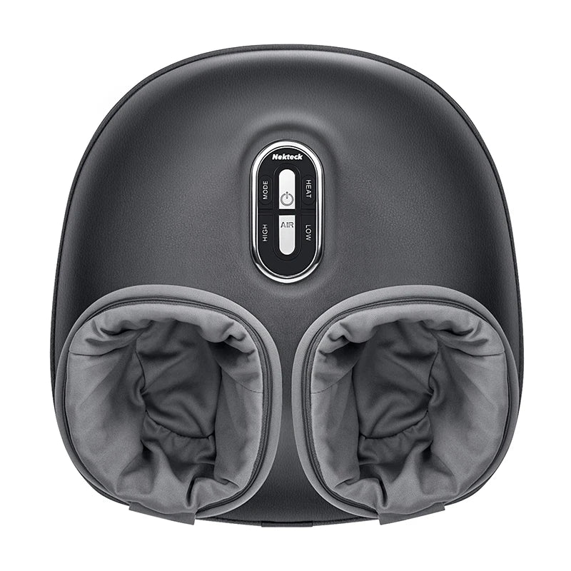 Nekteck Foot Massager With UltraAdvancedHeating-Compression Shiatsu Knead Roller Therapy