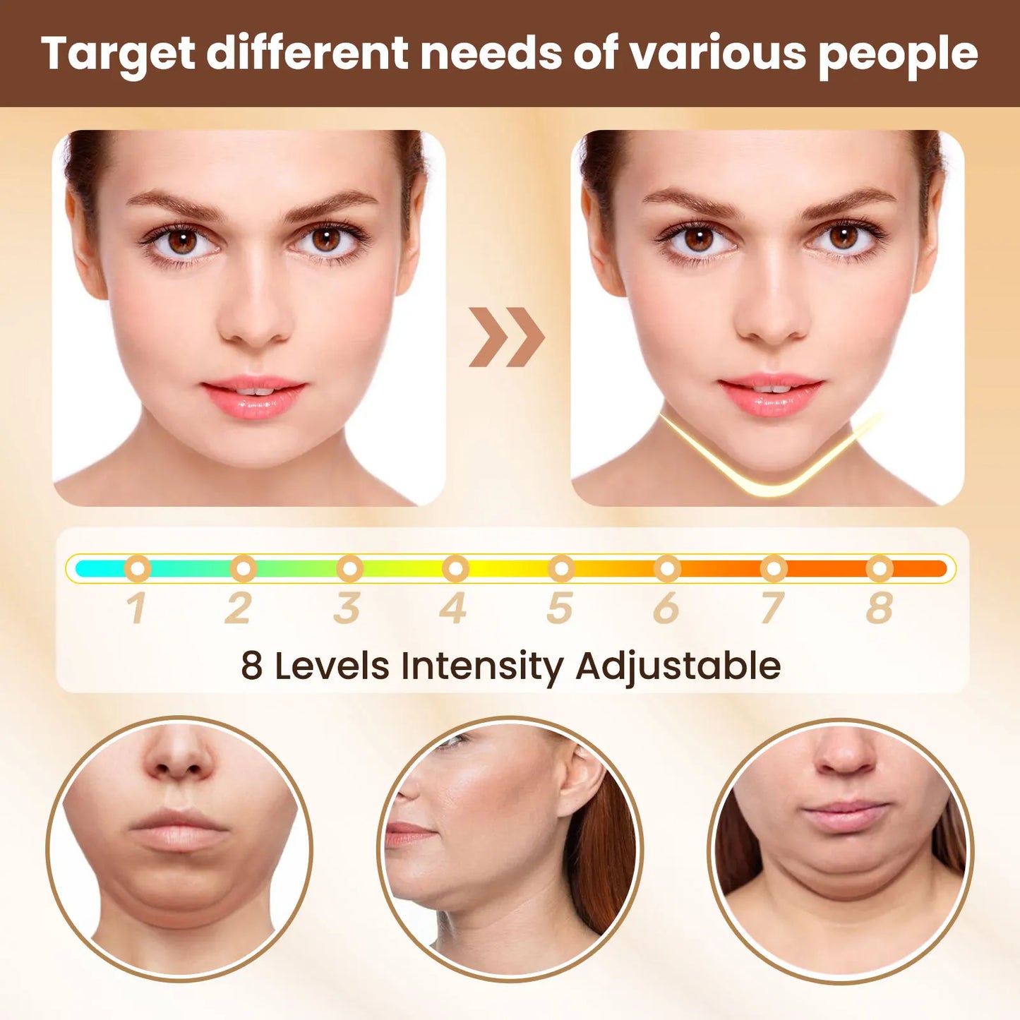 PastSky Electric V Face Lifting Device EMS Massager