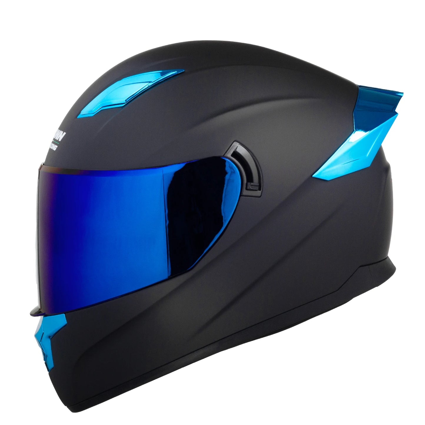 Crown Racing Adult Unisex Full Face Helmet with Dual Visors