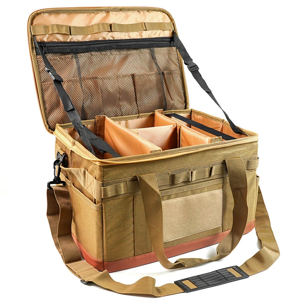 VKTECH Detachable Multifunctional Camping Utensil Organizer And Stove Storage Case