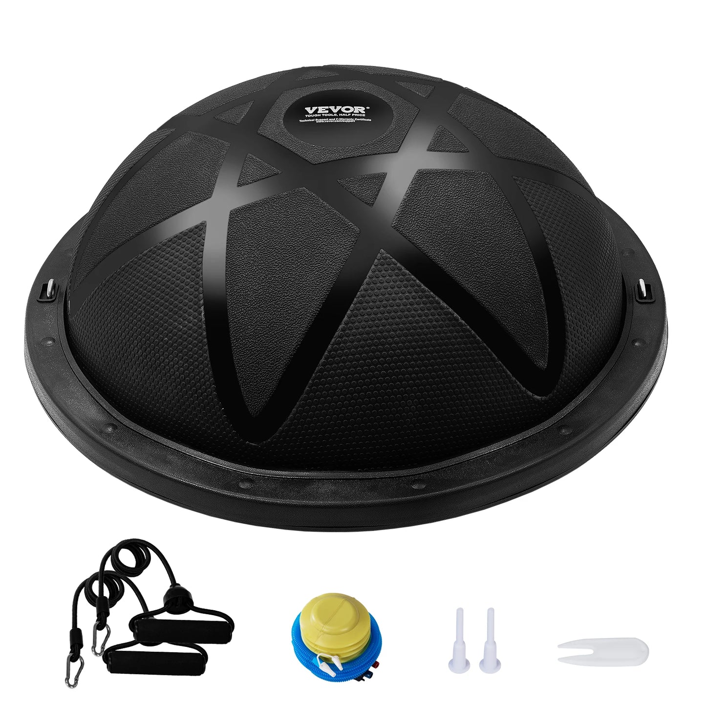 SucceBuy Half Ball Exercise Trainer 660 Lbs Capacity Home Gym
