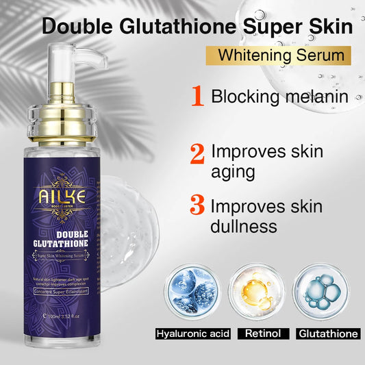 AILKE Glowing Skin Serum Even Toning With Glutathione