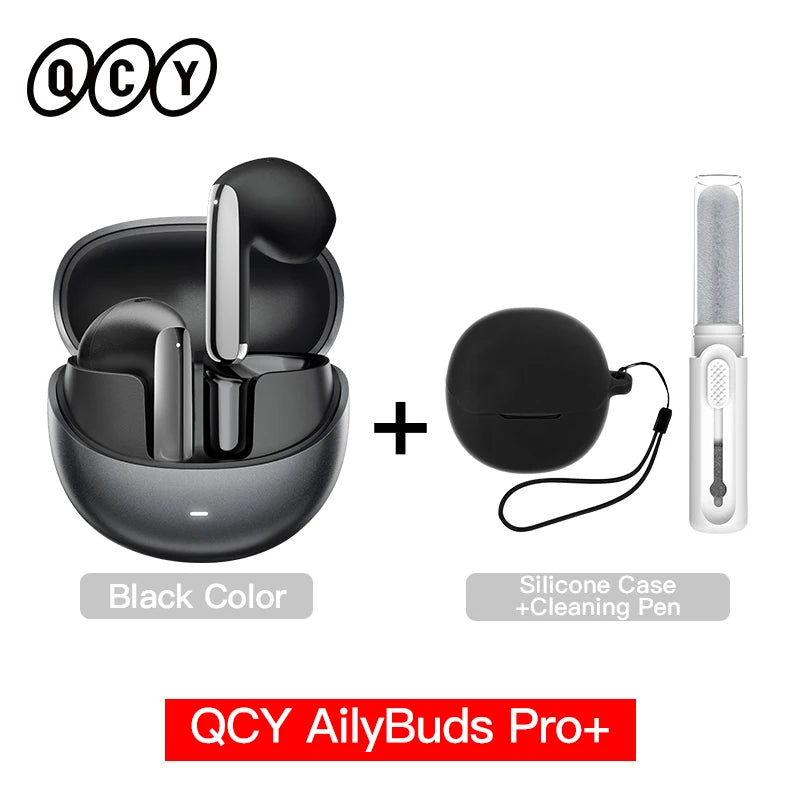 QCYHT10AilyBudsProPlus AdaptiveActiveNoiseCancellation WirelessEarphonesWithLDAC SixMicAIHDMultipoint