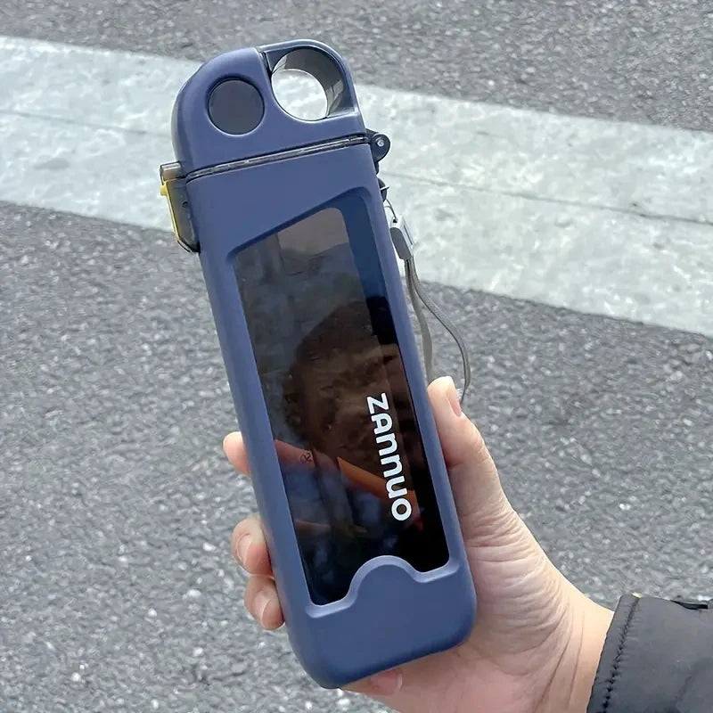 Square Water Bottle Leak Proof Outdoor Drinking Bottle