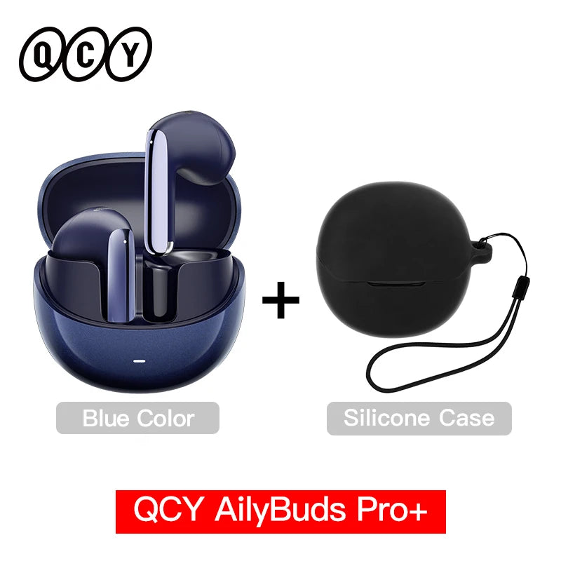 QCYHT10AilyBudsProPlus AdaptiveActiveNoiseCancellation WirelessEarphonesWithLDAC SixMicAIHDMultipoint