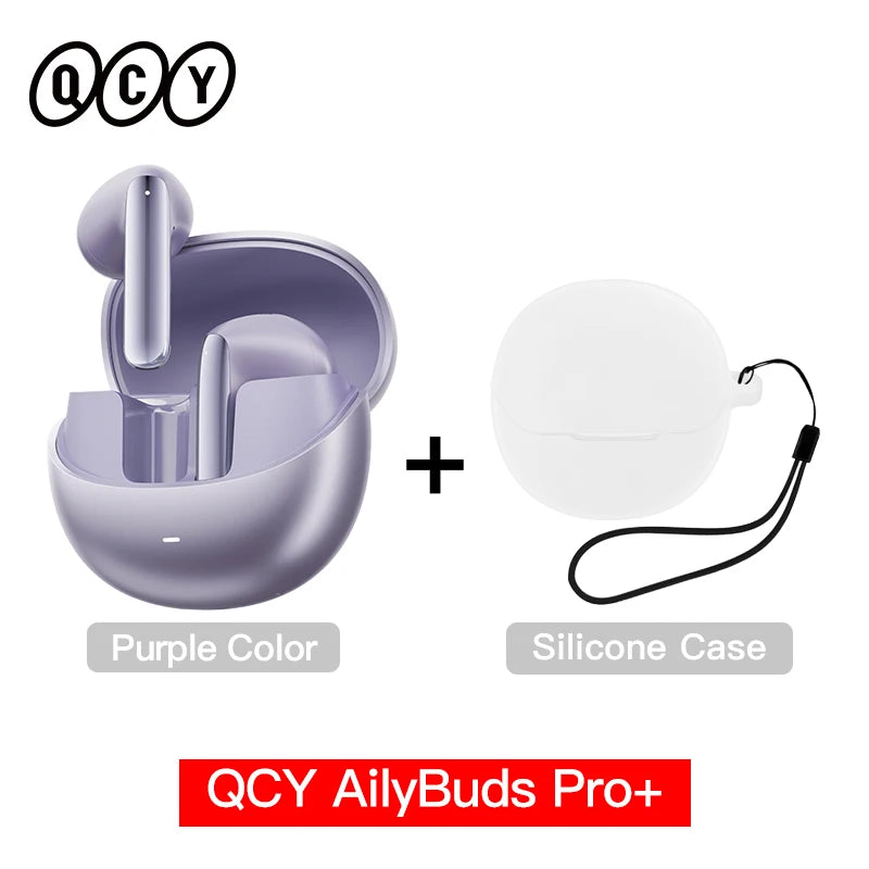 QCYHT10AilyBudsProPlus AdaptiveActiveNoiseCancellation WirelessEarphonesWithLDAC SixMicAIHDMultipoint