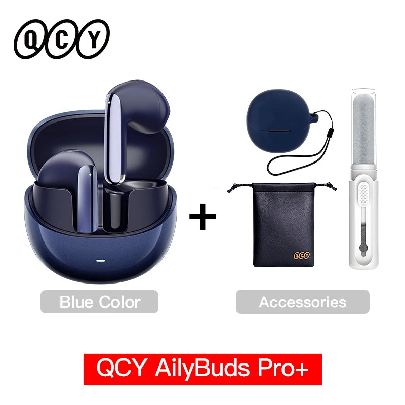 QCYHT10AilyBudsProPlus AdaptiveActiveNoiseCancellation WirelessEarphonesWithLDAC SixMicAIHDMultipoint