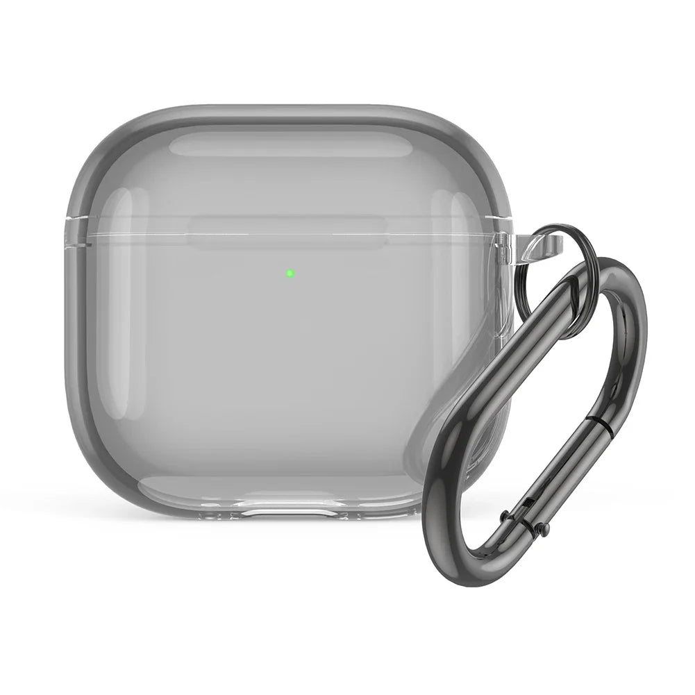 Shunmaii TPU Shockproof Carabiner Case For AirPods 4
