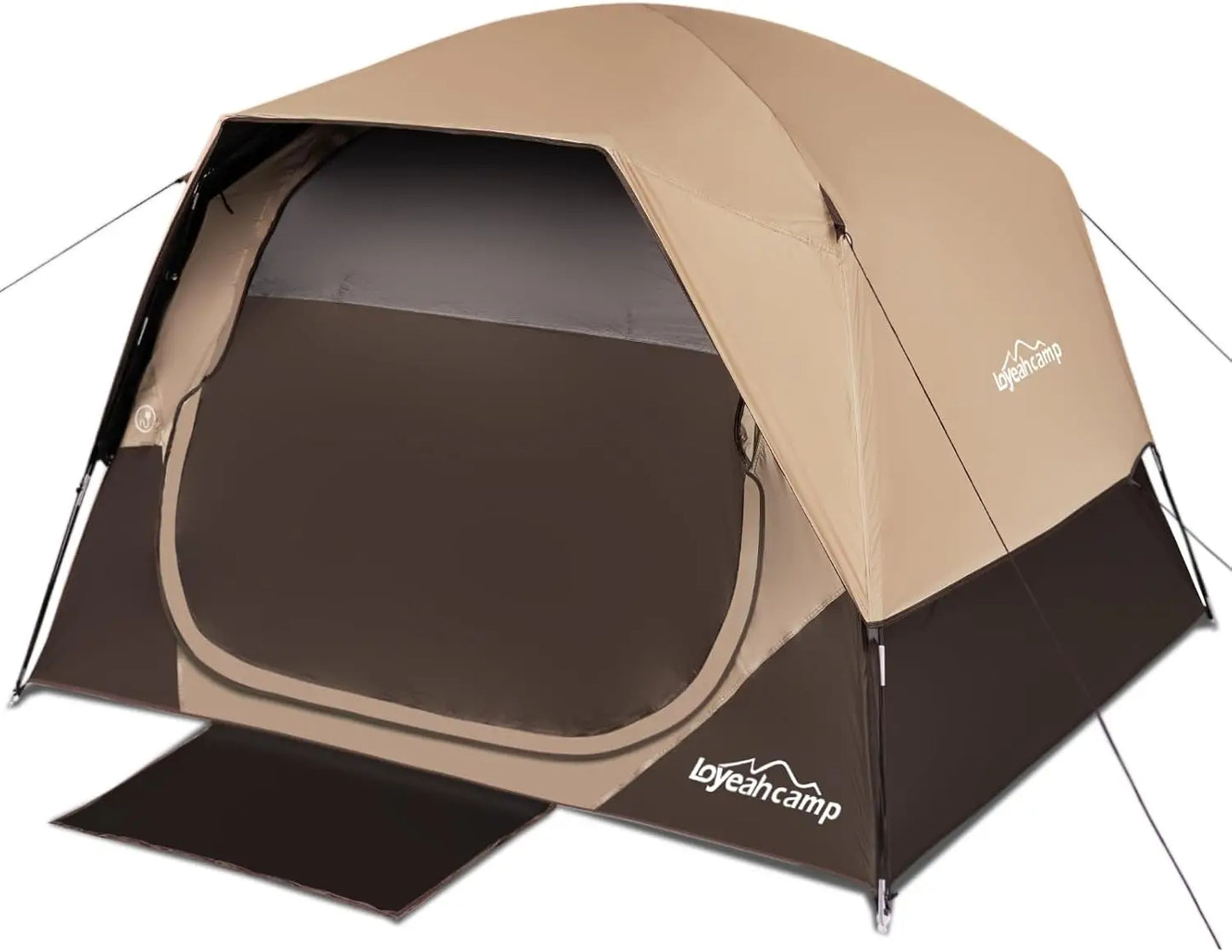 Family Waterproof Dome Tent With Rainfly And Easy Setup Outdoors