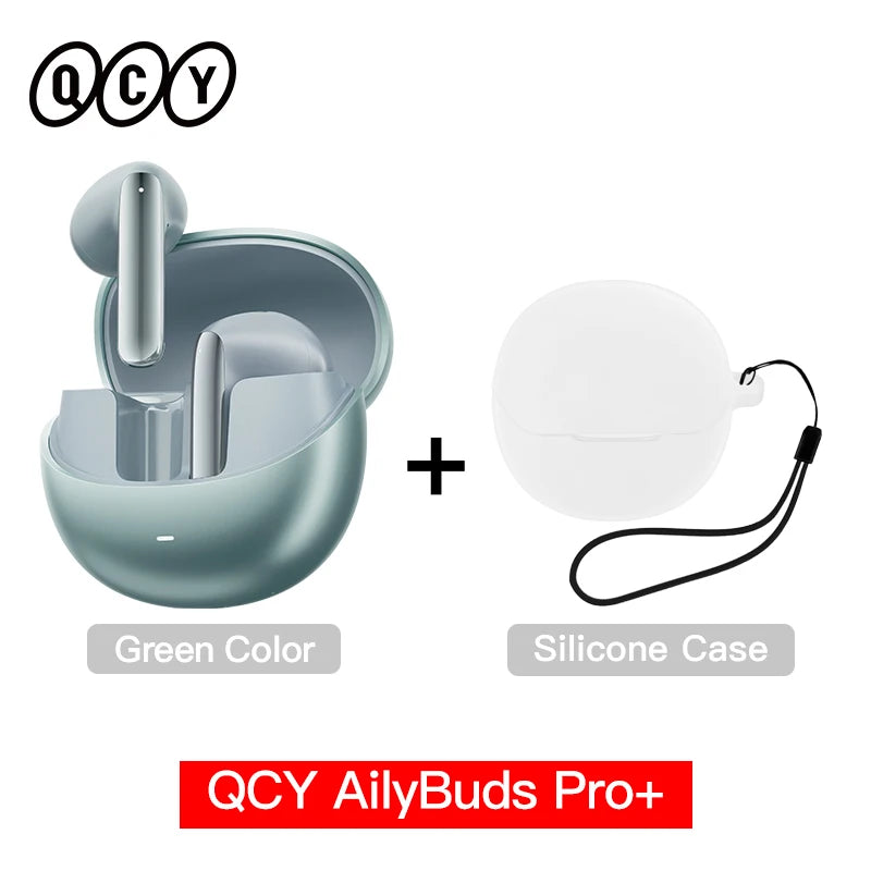 QCYHT10AilyBudsProPlus AdaptiveActiveNoiseCancellation WirelessEarphonesWithLDAC SixMicAIHDMultipoint