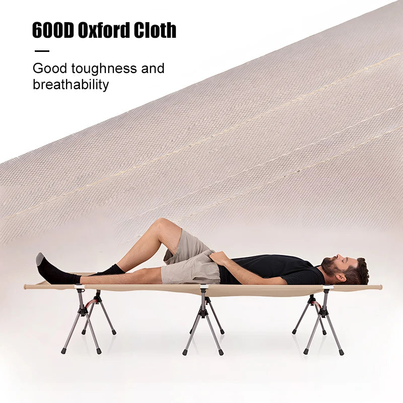 West Tune Camping Cot With Leg Extenders For Outdoor Travel