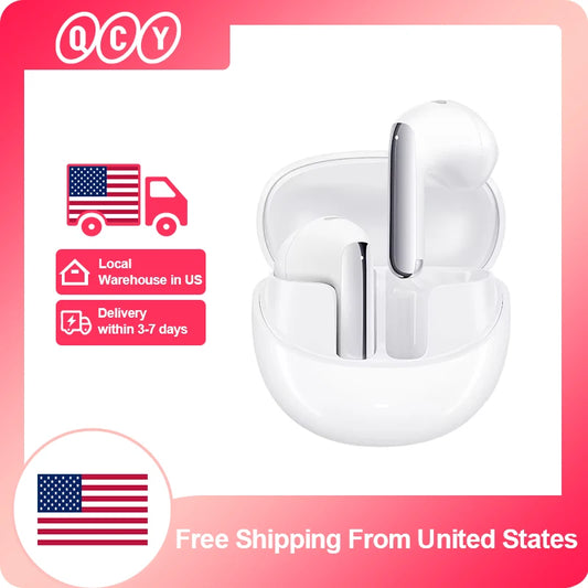 QCYHT10AilyBudsProPlus AdaptiveActiveNoiseCancellation WirelessEarphonesWithLDAC SixMicAIHDMultipoint