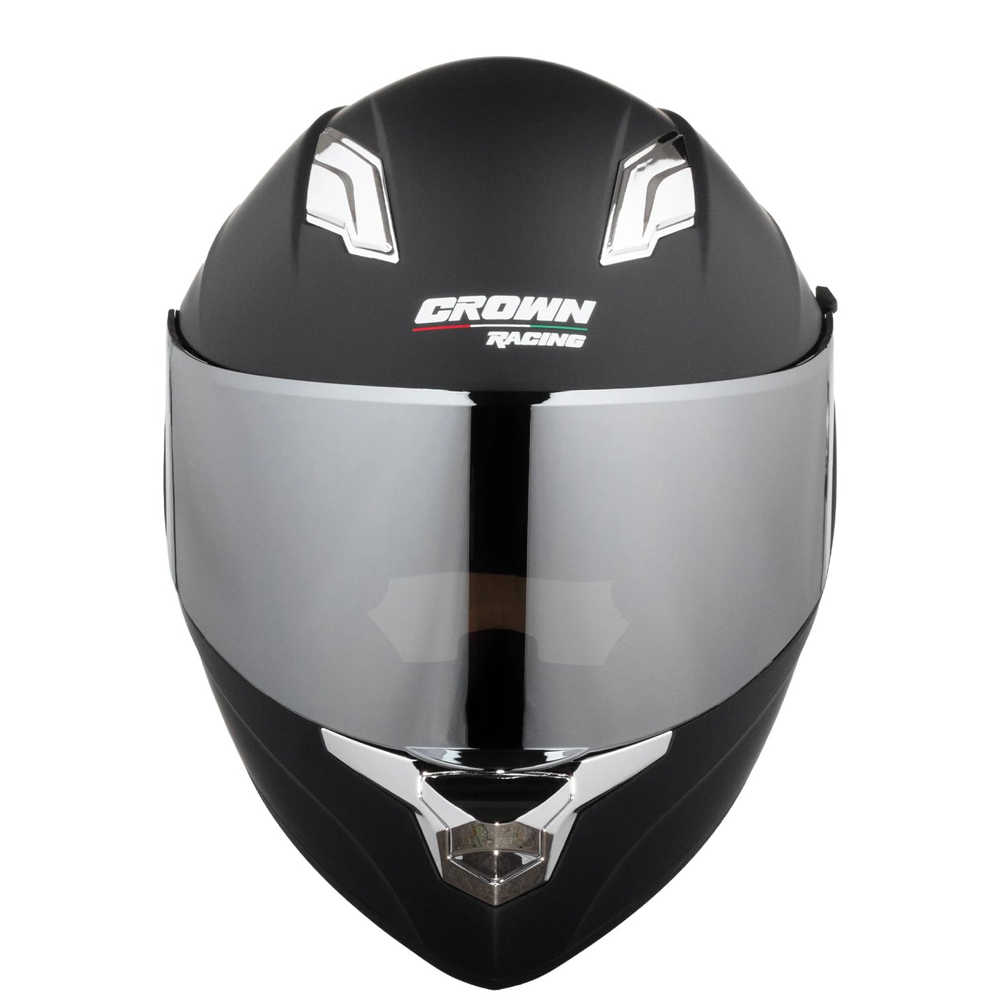 Crown Racing Adult Unisex Full Face Helmet with Dual Visors
