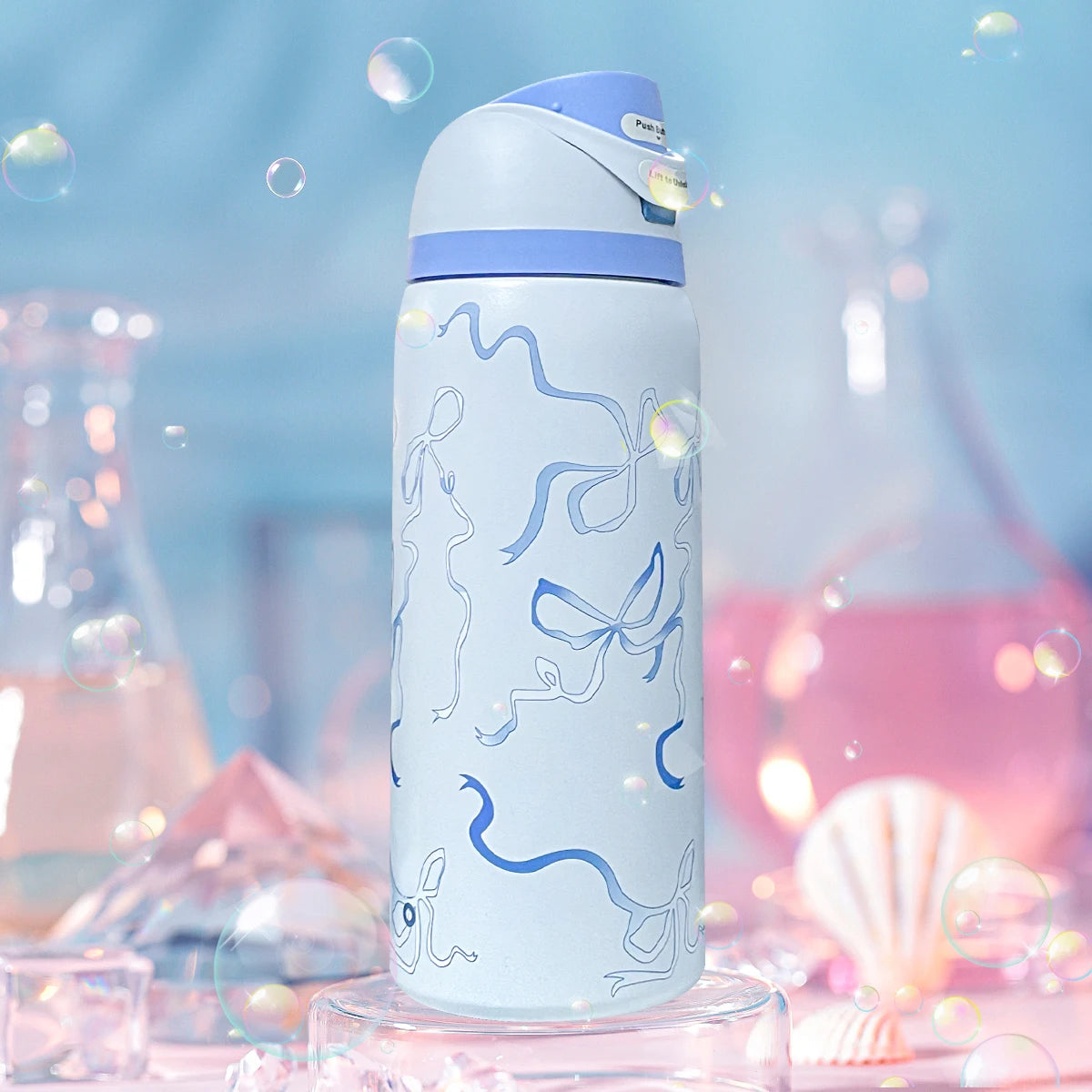 Insulated Stainless Steel Water Bottle With Straw Reusable Eco Friendly Keeps Drinks Hot Or Cold Over 24 Hours
