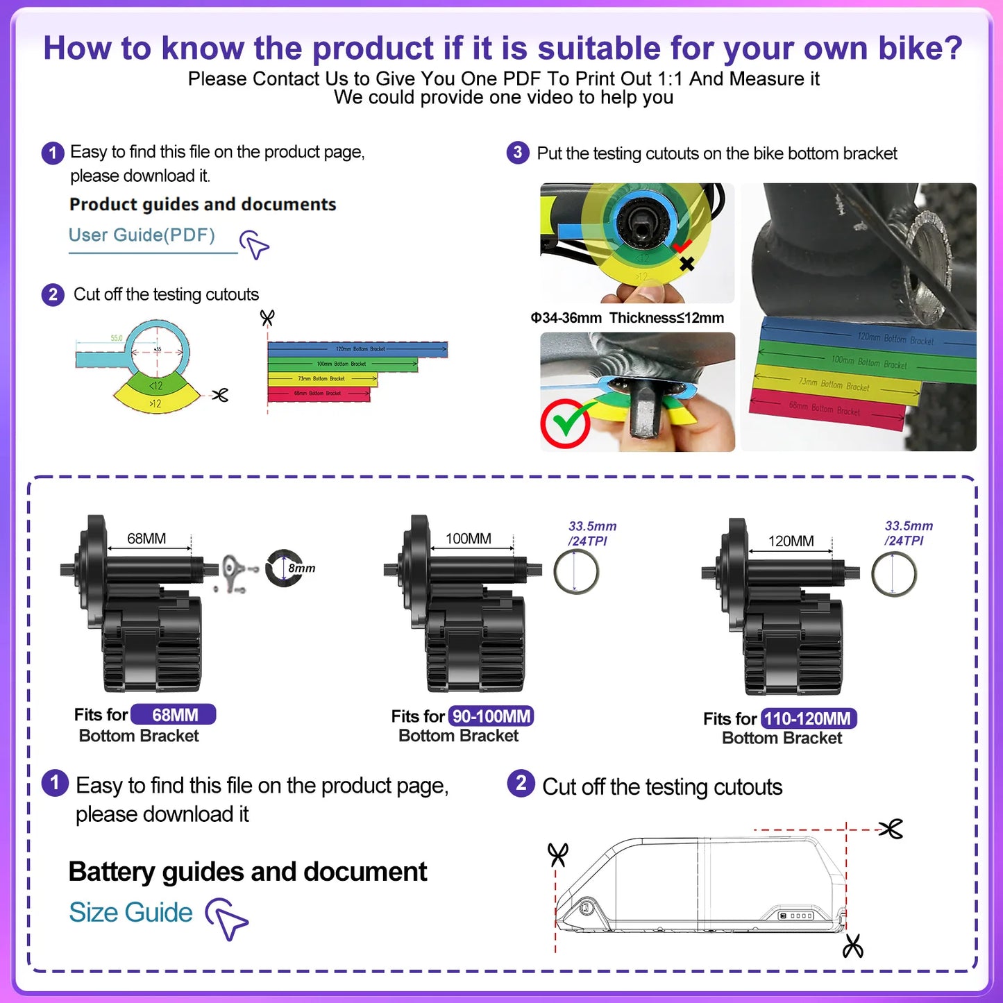 BAFANG BBS Mid Drive Motor Kit for E Bike Conversion