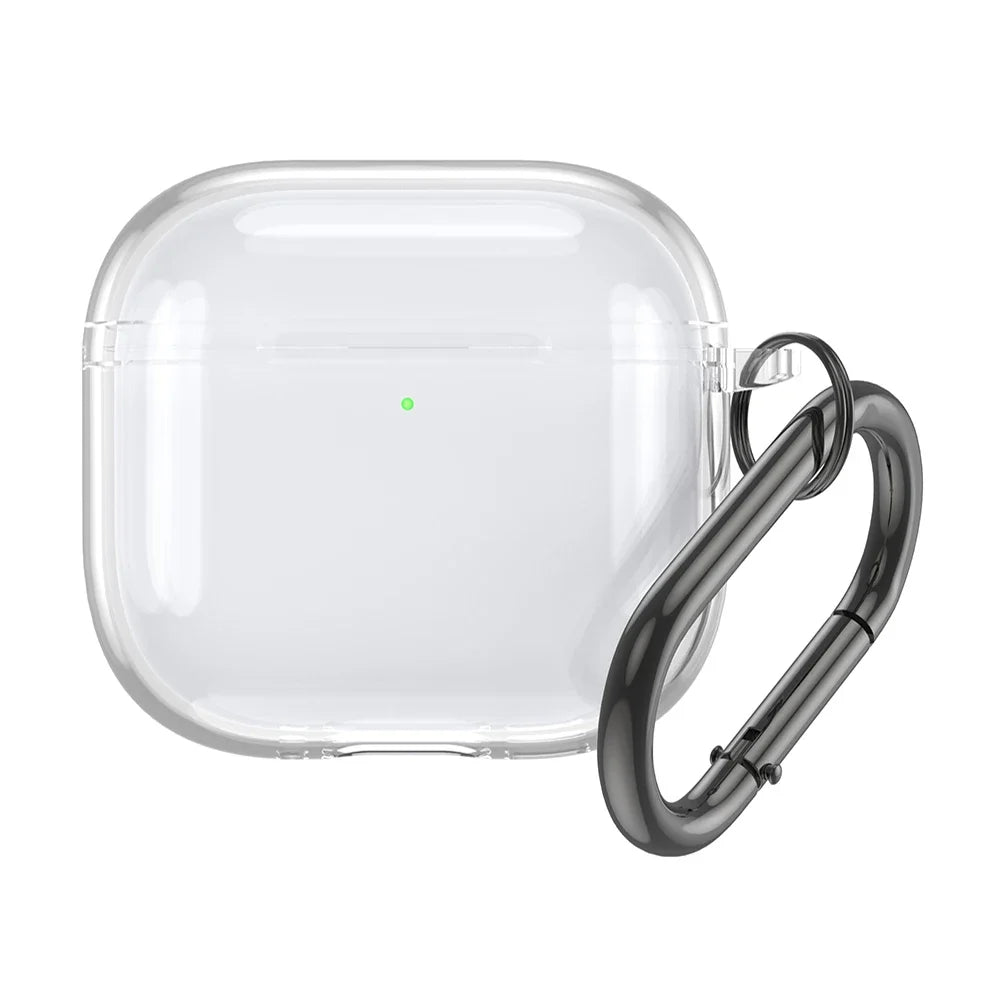 Shunmaii TPU Shockproof Carabiner Case For AirPods 4
