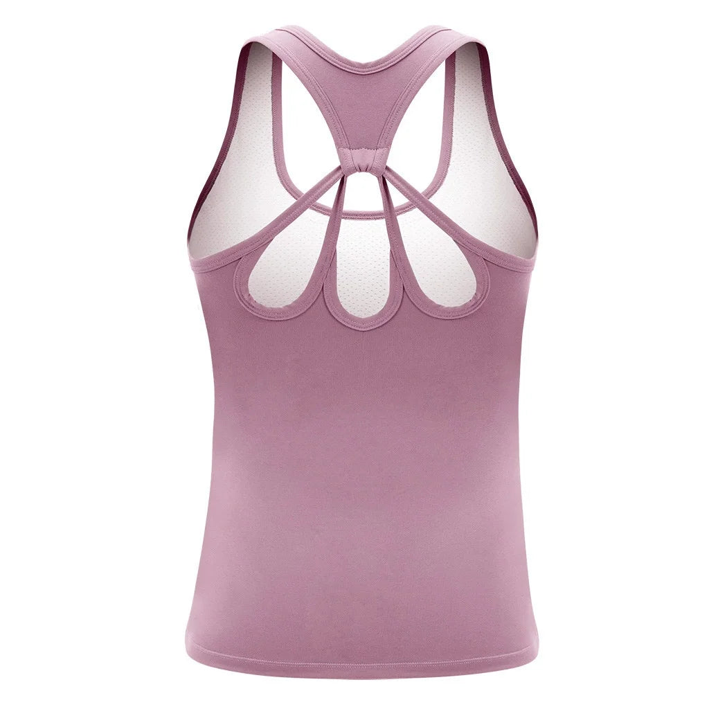 Yoga Vest Sport Singlet Women Athletic Fitness Tank Top