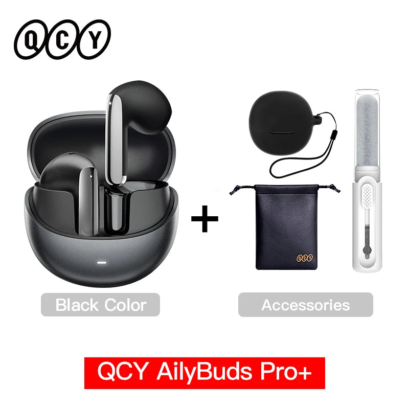 QCYHT10AilyBudsProPlus AdaptiveActiveNoiseCancellation WirelessEarphonesWithLDAC SixMicAIHDMultipoint