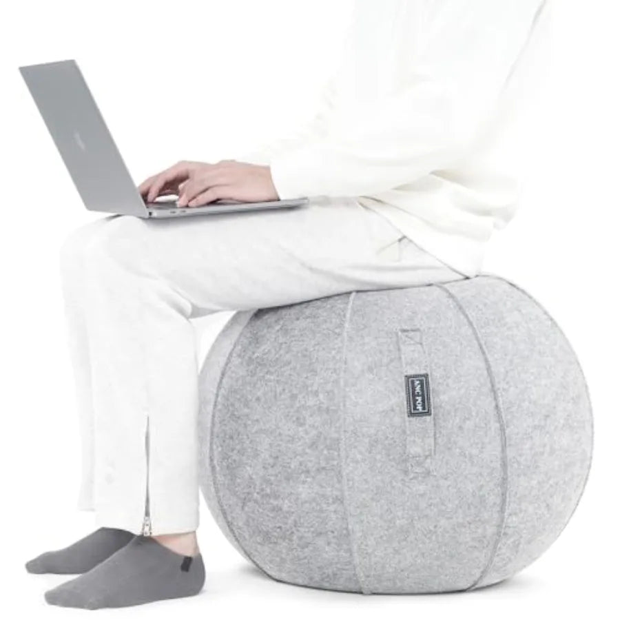 ANC POP Yoga Ball Exercise Ball Anti Slip Stability Ball Chair 25 Heavy Duty Large Gym Ball for Fitness Balance and Core Workou