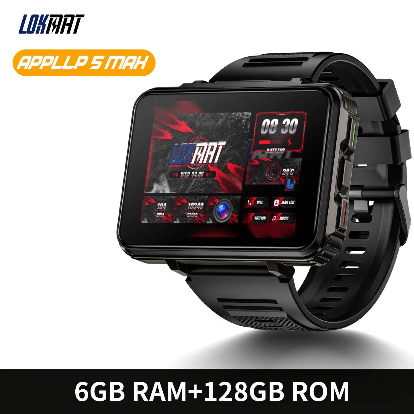 LOKMAT APPLLP 5 Max Android Watch Phone 4G Calls