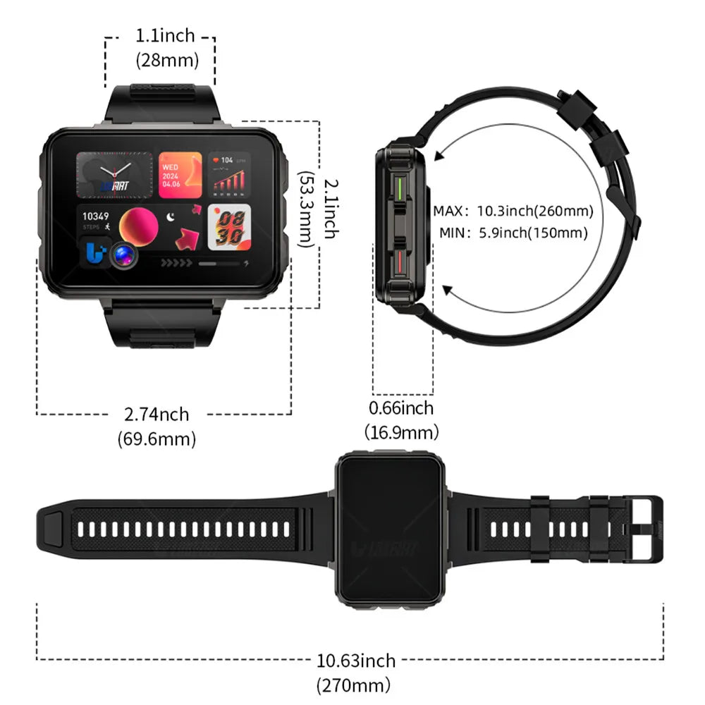 LOKMAT APPLLP 5 Max Android Watch Phone 4G Calls