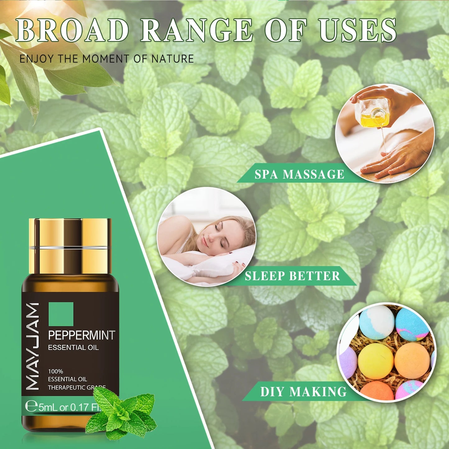 MAYJAM Pure Essential Oils For Humidifier Diffuser Scent