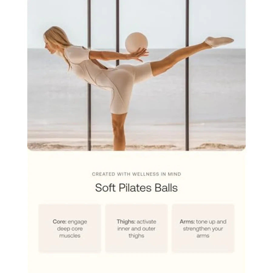 SHXI Exercise Ball for Pilates Yoga Core Training