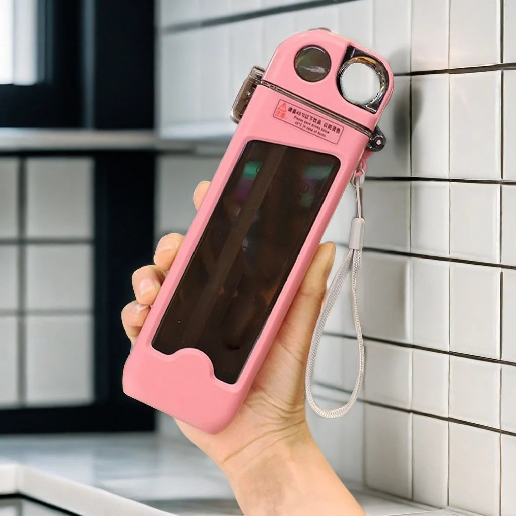 Square Water Bottle Leak Proof Outdoor Drinking Bottle