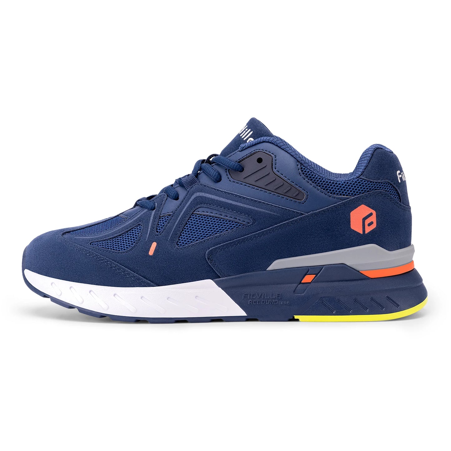 Fittington Mens Walking Shoes Extra Wide Non Slip Sport Sneakers For Flat Feet And Heel Pain Relief