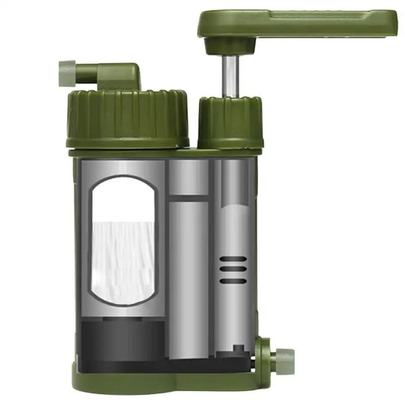 Emergency Survival Water Filter Hand Pump for Outdoor Camping