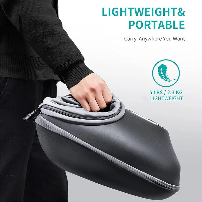 Nekteck Foot Massager With UltraAdvancedHeating-Compression Shiatsu Knead Roller Therapy