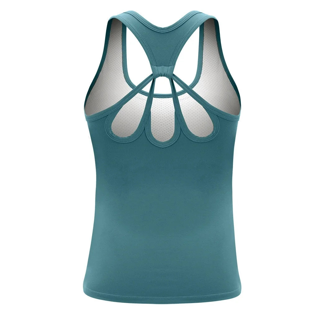 Yoga Vest Sport Singlet Women Athletic Fitness Tank Top