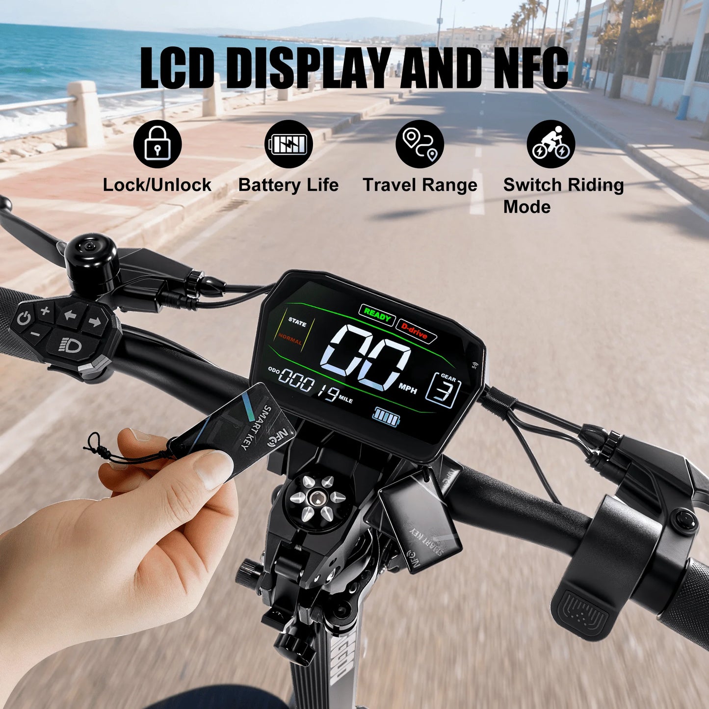 EOEOTWO K2MAX Electric Scooter 45 MPH 4000W Peak Dual Motor