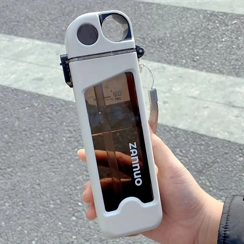 Square Water Bottle Leak Proof Outdoor Drinking Bottle