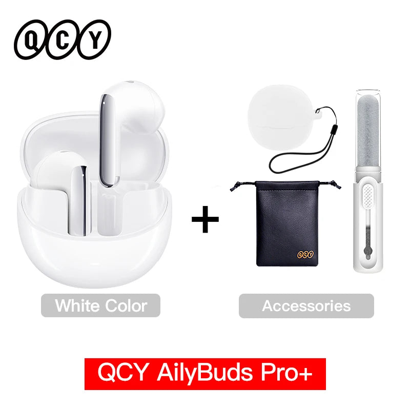 QCYHT10AilyBudsProPlus AdaptiveActiveNoiseCancellation WirelessEarphonesWithLDAC SixMicAIHDMultipoint