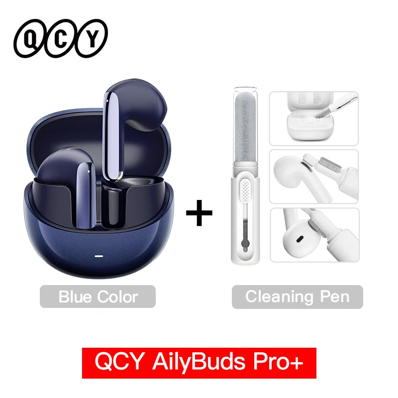 QCYHT10AilyBudsProPlus AdaptiveActiveNoiseCancellation WirelessEarphonesWithLDAC SixMicAIHDMultipoint