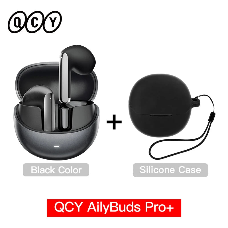 QCYHT10AilyBudsProPlus AdaptiveActiveNoiseCancellation WirelessEarphonesWithLDAC SixMicAIHDMultipoint