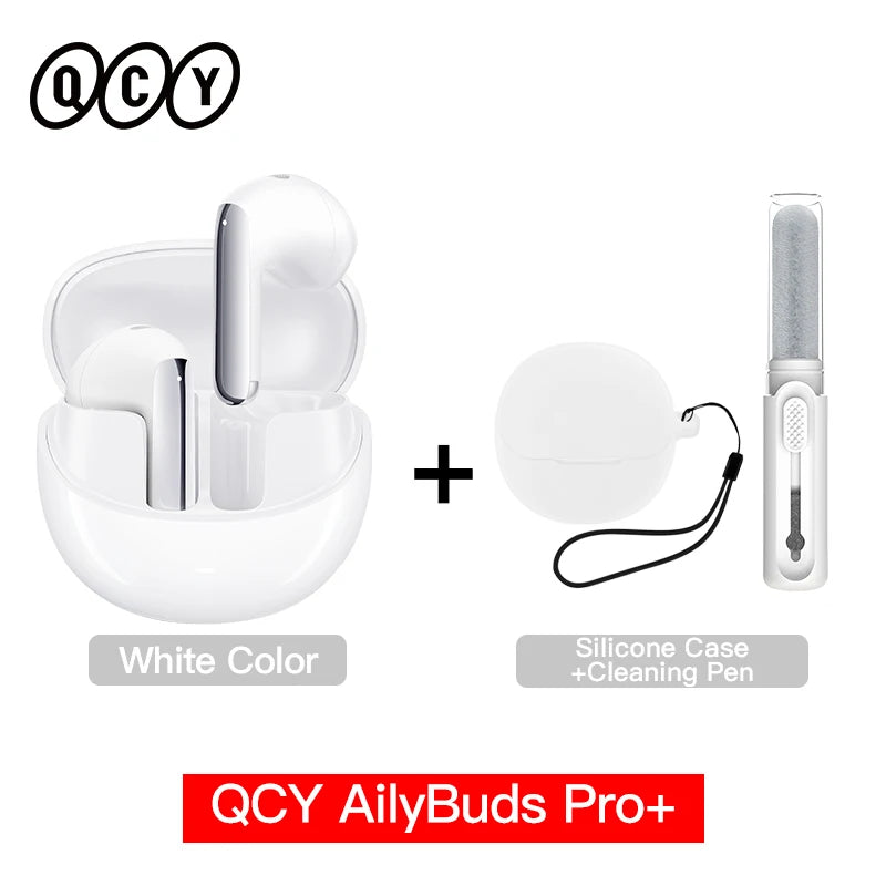 QCYHT10AilyBudsProPlus AdaptiveActiveNoiseCancellation WirelessEarphonesWithLDAC SixMicAIHDMultipoint